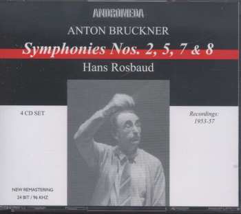 4CD Anton Bruckner: Symphony N.2, N.5, N.7, N.8