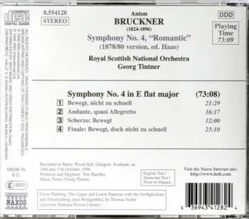 CD Anton Bruckner: Symphony No. 4, "Romantic"  (1878/80 Version, Ed. Haas)