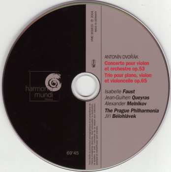 CD Antonín Dvořák: Concerto Pour Violon Et Orchestre Op.53 • Trio Op.65 DIGI