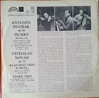 LP Antonín Dvořák: Dumky Pro Klavírní Trio / Klavírní Trio D Moll "Quasi Una Ballata"