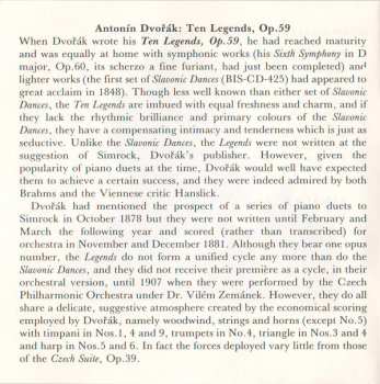 CD Antonín Dvořák: Dvořák: Legends • Janáček: Sinfonietta
