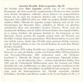 CD Antonín Dvořák: Dvořák: Legends • Janáček: Sinfonietta