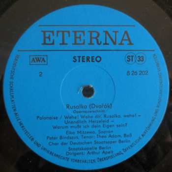 LP Antonín Dvořák: Rusalka