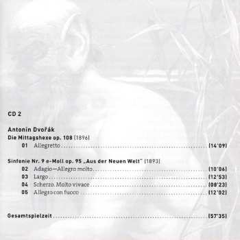 2CD Antonín Dvořák: Orchesterwerke von Antonin Dvořák: Sinfonien Nr. 3 & 9 · Der Wassermann · Die Mittagshexe