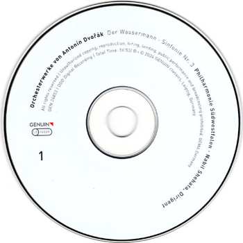 2CD Antonín Dvořák: Orchesterwerke von Antonin Dvořák: Sinfonien Nr. 3 & 9 · Der Wassermann · Die Mittagshexe