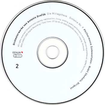 2CD Antonín Dvořák: Orchesterwerke von Antonin Dvořák: Sinfonien Nr. 3 & 9 · Der Wassermann · Die Mittagshexe