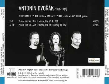CD Antonín Dvořák: Piano Trios Nos 3 & 4, 'Dumky'