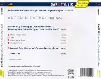 CD Antonín Dvořák: Symphony No. 9 From The New World / Carnival Overture