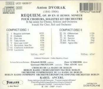 2CD Antonín Dvořák: Requiem Op.89