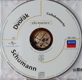 CD Antonín Dvořák: Dvořák Schumann - Cellokonzerte