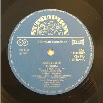 3LP/Box Set Antonín Dvořák: Rusalka