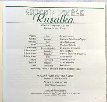 3LP/Box Set Antonín Dvořák: Rusalka