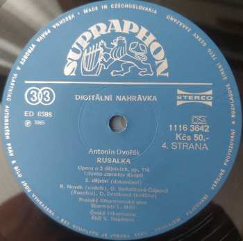 3LP/Box Set Antonín Dvořák: Rusalka