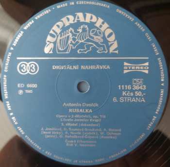 3LP/Box Set Antonín Dvořák: Rusalka