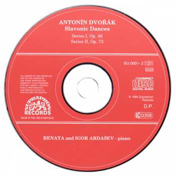 CD Antonín Dvořák: Slavonic Dances