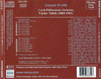CD Antonín Dvořák: Slavonic Dances (Complet) / Carnival Overture