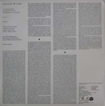 LP Antonín Dvořák: Symphony No 5 In F Major
