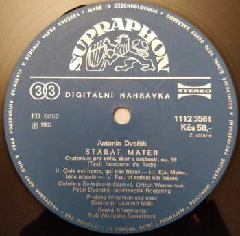 2LP/Box Set Antonín Dvořák: Stabat Mater