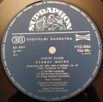 2LP/Box Set Antonín Dvořák: Stabat Mater