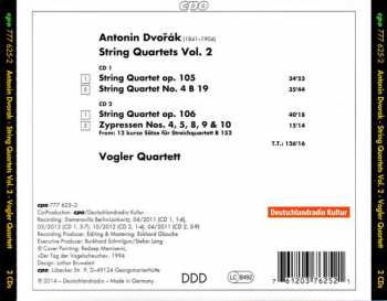 2CD Antonín Dvořák: String Quartets Vol. 2