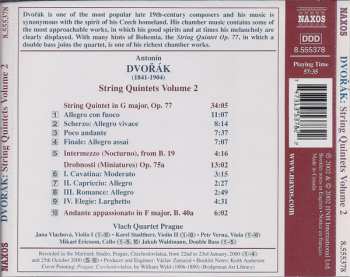 CD Antonín Dvořák: String Quintets Volume 2, Op. 77