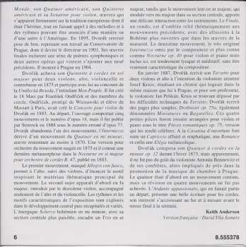 CD Antonín Dvořák: String Quintets Volume 2, Op. 77