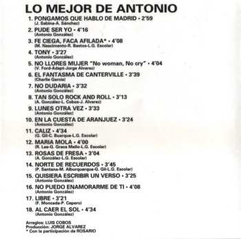 CD Antonio Flores: Pongamos Que Hablo De Madrid (Lo Mejor De Antonio)