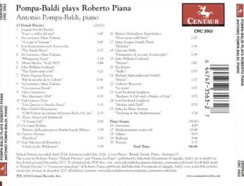 CD Roberto Piana: Pompa-Baldi Plays Roberto Piana