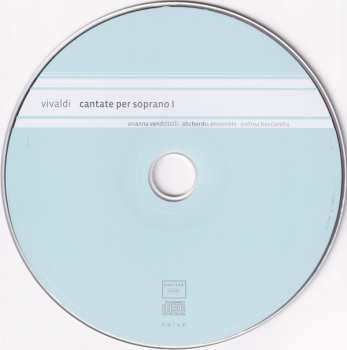 CD Antonio Vivaldi: Cantate Per Soprano I