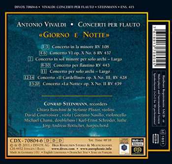 SACD Antonio Vivaldi: Concerti Per Flauto Del Signor Vivaldi - "Giorno E Notte"