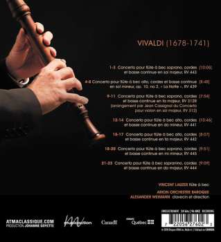 CD Antonio Vivaldi: Concertos Pour Flùte à Bec