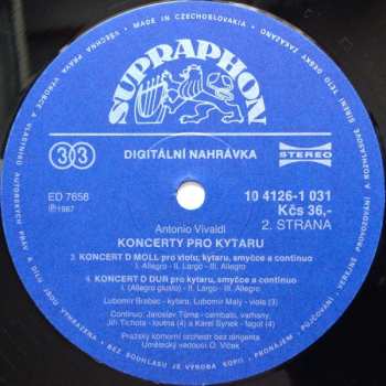 LP Prague Chamber Orchestra: Guitar Concertos