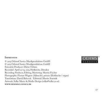 CD Antonio Vivaldi: Vivaldi In Dresden: The Four Seasons - Transcriptions For Organ