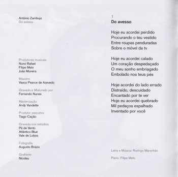 CD António Zambujo: Do Avesso
