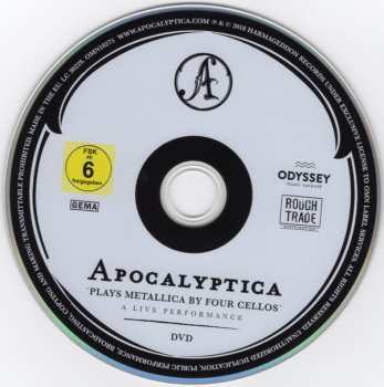2CD/DVD Apocalyptica: 'Plays Metallica By Four Cellos' A Live Performance