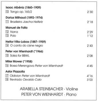 CD Arabella Steinbacher: Violino Latino