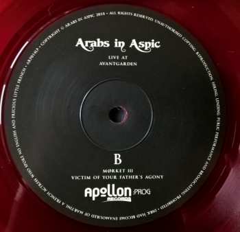 2LP Arabs In Aspic: Live At Avantgarden LTD | CLR