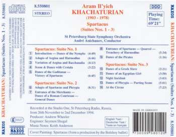 CD نيسم جلال: Spartacus (Suites Nos. 1 - 3)