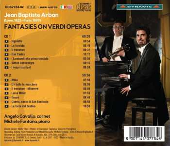 2CD Jean-Baptiste Arban: Fantasies On Verdi Operas