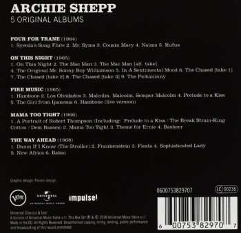 5CD/Box Set Archie Shepp: 5 Original Albums