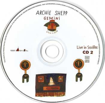 2CD Archie Shepp: Gemini