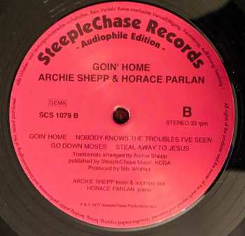 LP Archie Shepp: Goin' Home