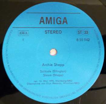 LP Archie Shepp: Archie Shepp