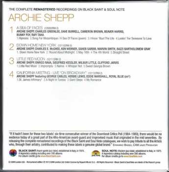 4CD/Box Set Archie Shepp: The Complete Remastered Recordings On Black Saint & Soul Note