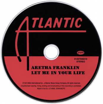 CD Aretha Franklin: Let Me In Your Life