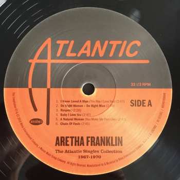 2LP Aretha Franklin: The Atlantic Singles Collection 1967-1970