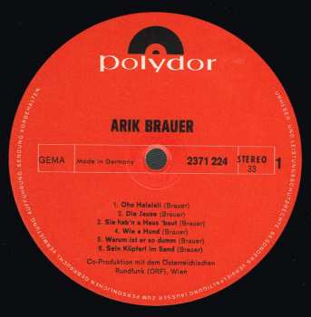 LP Arik Brauer: Arik Brauer