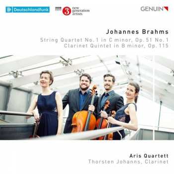 Album Johannes Brahms: String Quartet No. 1 In C Minor, Op. 51 No. 1 / Clarinet Quintet In B Minor, Op. 115