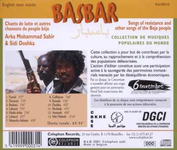 CD Arka Mohammad Sabir: Basbar: Chants de Lutte et Autres Chansons du Peuple Béja (Soudan - Hamashkoreib)