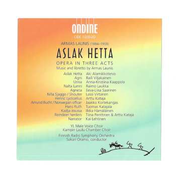 2CD/Box Set Sakari Oramo: Aslak Hetta, Opera In Three Acts